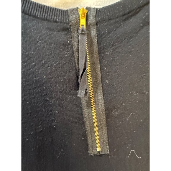 Black Philosophy Republic Clothing‎ Sweater With Back Zipper - Picture 4 of 8